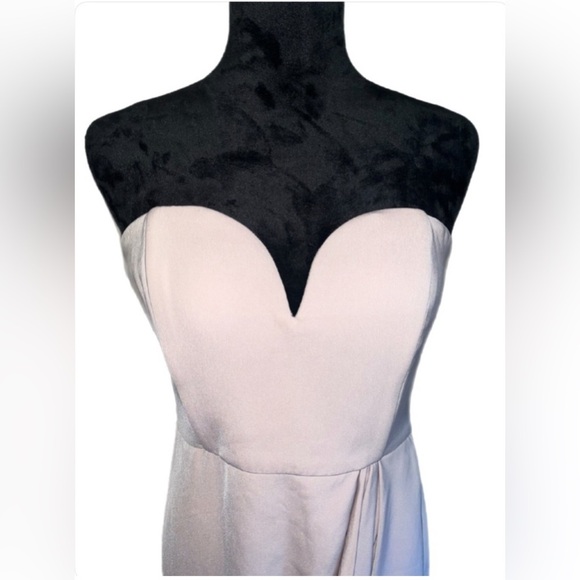 Revolve Shona Joy Ballet Pink Strapless Midi Dress- size 6 - Picture 5 of 8